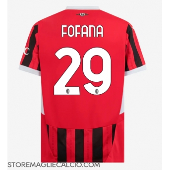 AC Milan Youssouf Fofana #29 Maglia Gara Casa Repliche 2024-25 Maniche Corte